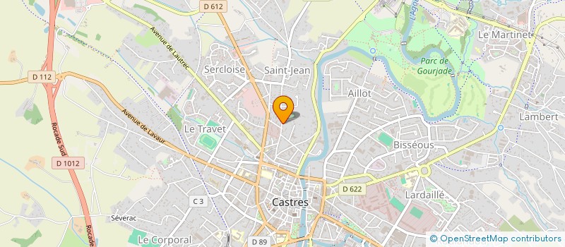 localisation de l'entreprise MONSIEUR SEBASTIEN MAGNAVAL  CASTRES