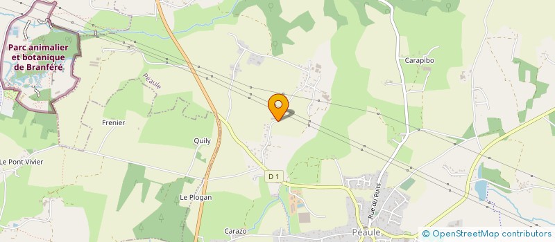 localisation de l'entreprise MONSIEUR SEBASTIEN MAHE  PEAULE