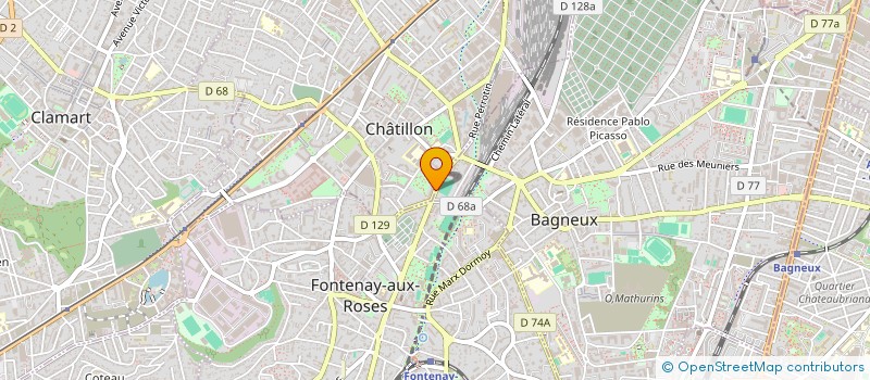 localisation de l'entreprise MONSIEUR SEBASTIEN MAHERAULT à CHATILLON