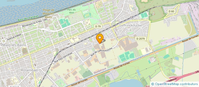 localisation de l'entreprise MONSIEUR SEBASTIEN MAHIEU à DUNKERQUE