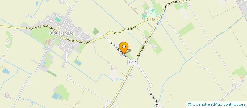 localisation de l'entreprise MONSIEUR SEBASTIEN MAHIEUS  BROUCKERQUE