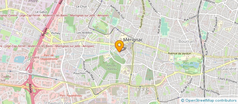 localisation de l'entreprise MONSIEUR SEBASTIEN MAHOT  MERIGNAC