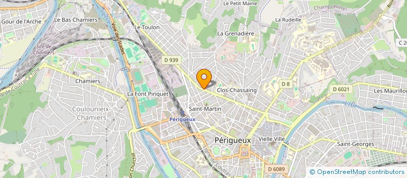 localisation de l'entreprise MONSIEUR SEBASTIEN MAILLARD  PERIGUEUX