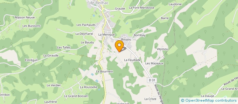 localisation de l'entreprise MONSIEUR SEBASTIEN MAILLE  ROUFFIGNAC ST CERNIN DE R