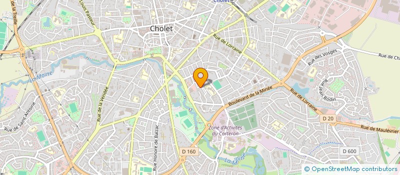 localisation de l'entreprise MONSIEUR SEBASTIEN MAILLET à CHOLET