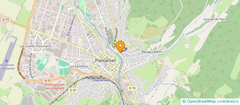 localisation de l'entreprise MONSIEUR SEBASTIEN MAILLOT  GILLEY