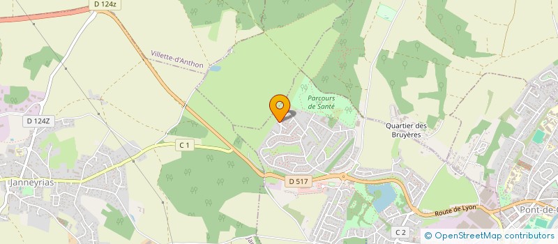 localisation de l'entreprise MONSIEUR SEBASTIEN MAINCENT  CHARVIEU-CHAVAGNEUX