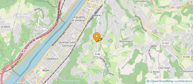 localisation de l'entreprise MONSIEUR SEBASTIEN MAISONNEUVE  VIENNE