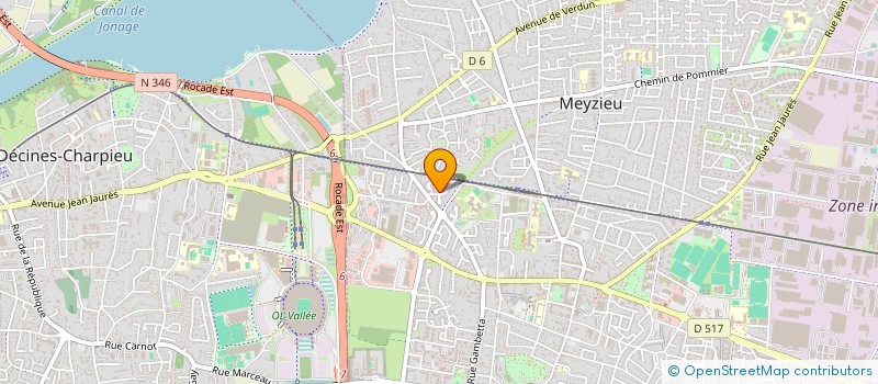 localisation de l'entreprise MONSIEUR SEBASTIEN MAJAL  JONAGE