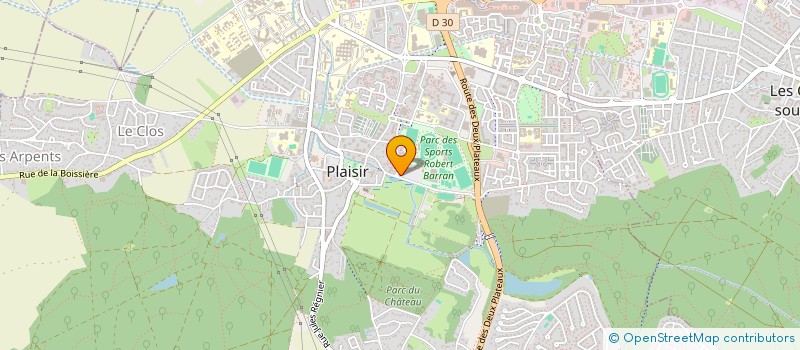 localisation de l'entreprise MONSIEUR SEBASTIEN MAK à PLAISIR