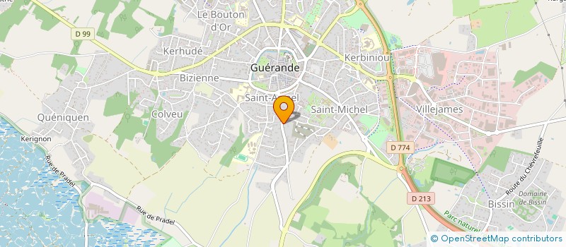 localisation de l'entreprise MONSIEUR SEBASTIEN MALCAVAT à GUERANDE