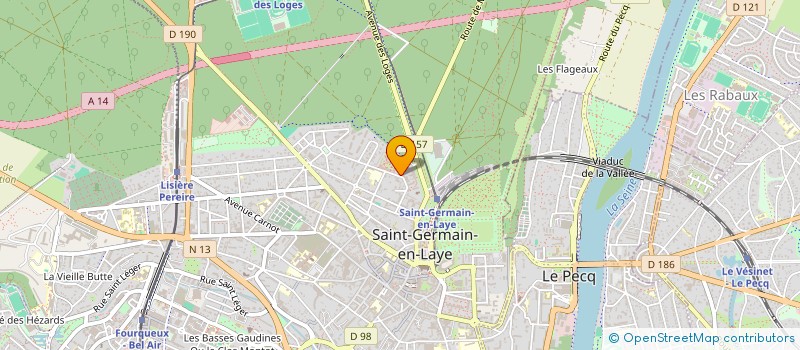 localisation de l'entreprise MONSIEUR SEBASTIEN MALHO à SAINT-GERMAIN-EN-LAYE