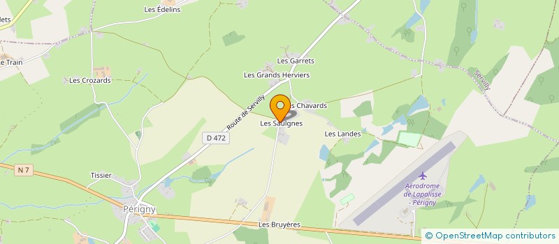 localisation de l'entreprise MONSIEUR SEBASTIEN MALLOT  PERIGNY