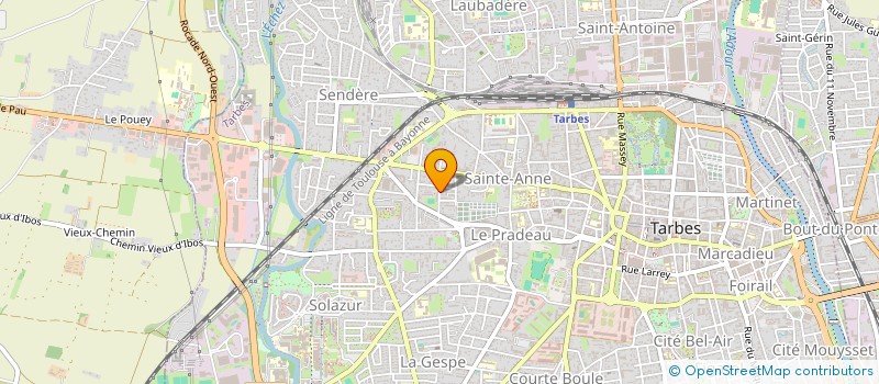 localisation de l'entreprise MONSIEUR SEBASTIEN MALOT  TARBES