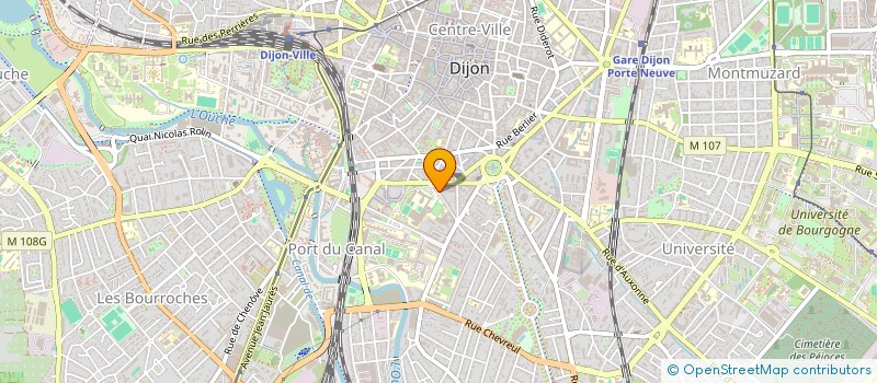 localisation de l'entreprise MONSIEUR SEBASTIEN MANCIAUX  DIJON