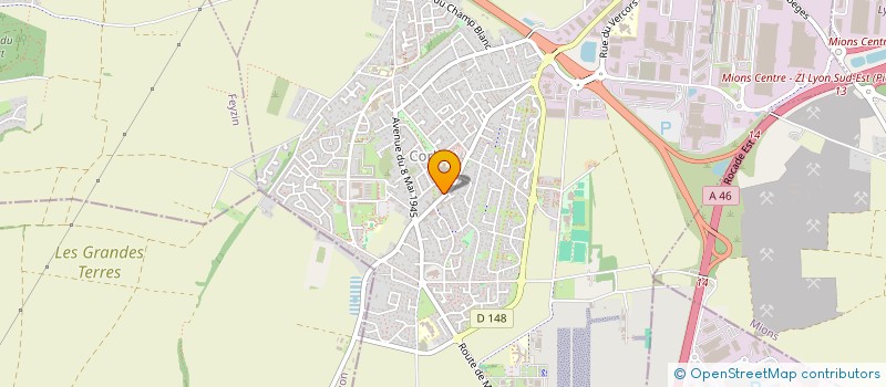 localisation de l'entreprise MONSIEUR SEBASTIEN MANCINI à CORBAS