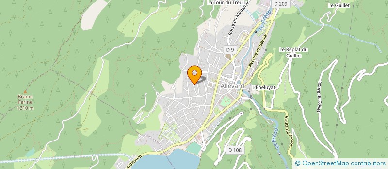 localisation de l'entreprise MONSIEUR SEBASTIEN MANDIKIAN  ALLEVARD