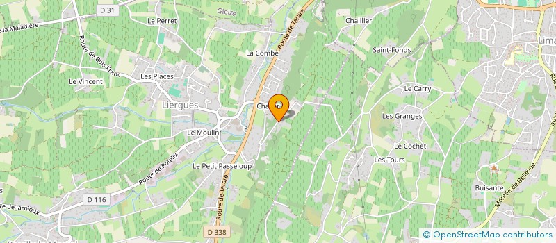 localisation de l'entreprise MONSIEUR SEBASTIEN MANDRILLON à PORTE-DES-PIERRES-DOREES
