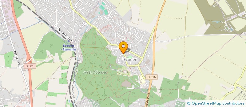 localisation de l'entreprise MONSIEUR SEBASTIEN MANGIN  ECOUEN