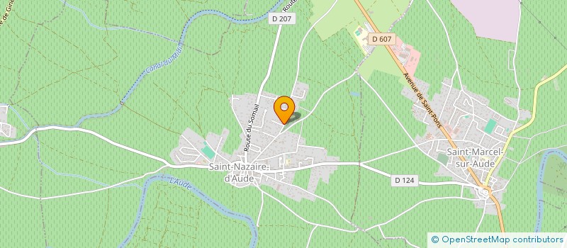 localisation de l'entreprise MONSIEUR SEBASTIEN MANIEZ  SAINT-NAZAIRE-D'AUDE
