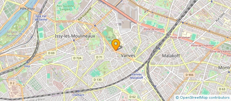 localisation de l'entreprise MONSIEUR SEBASTIEN MANOUVRIER  VANVES