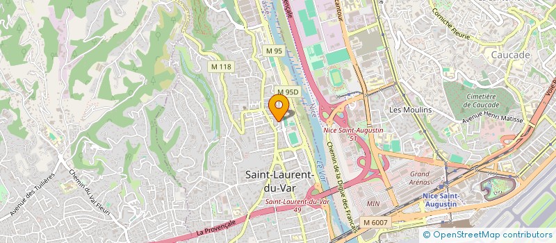 localisation de l'entreprise MONSIEUR SEBASTIEN MANSILHA à SAINT-LAURENT-DU-VAR