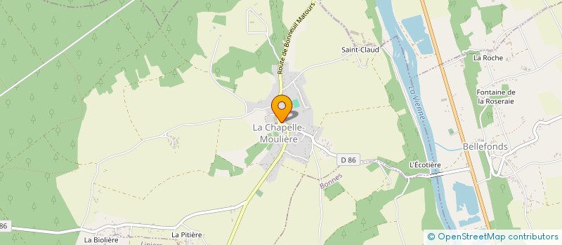 localisation de l'entreprise MONSIEUR SEBASTIEN MANUEL COUTINHO à LA CHAPELLE-MOULIERE
