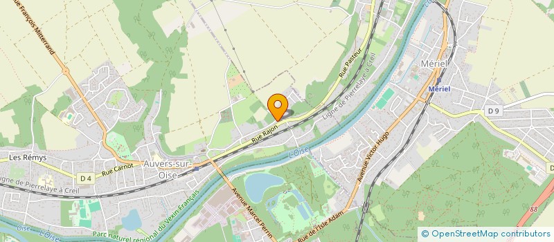 localisation de l'entreprise MONSIEUR SEBASTIEN MANZO  AUVERS-SUR-OISE