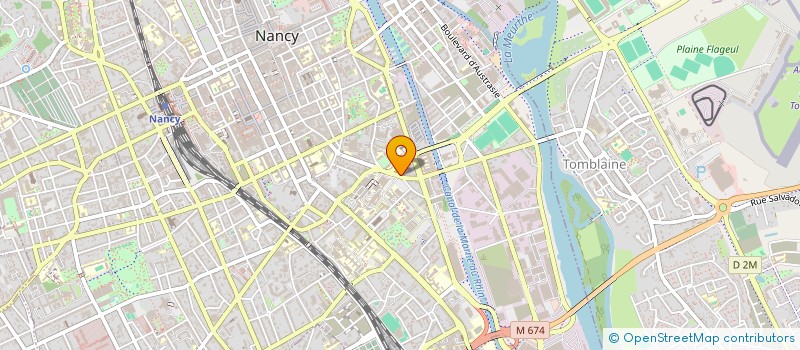 localisation de l'entreprise MONSIEUR SEBASTIEN MANZONI  NANCY