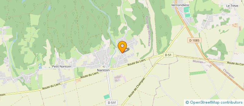 localisation de l'entreprise MONSIEUR SEBASTIEN MAQUET  PORTE-DES-BONNEVAUX