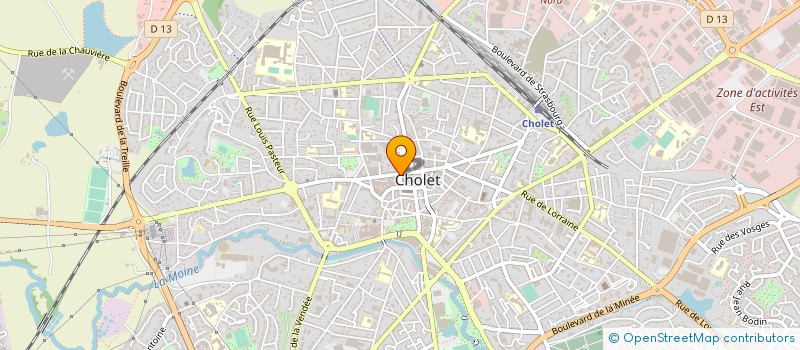 localisation de l'entreprise MONSIEUR SEBASTIEN MARBOEUF à CHOLET