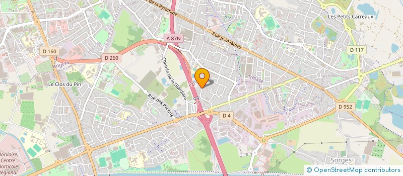 localisation de l'entreprise MONSIEUR SEBASTIEN MARCHAND  LES PONTS-DE-CE