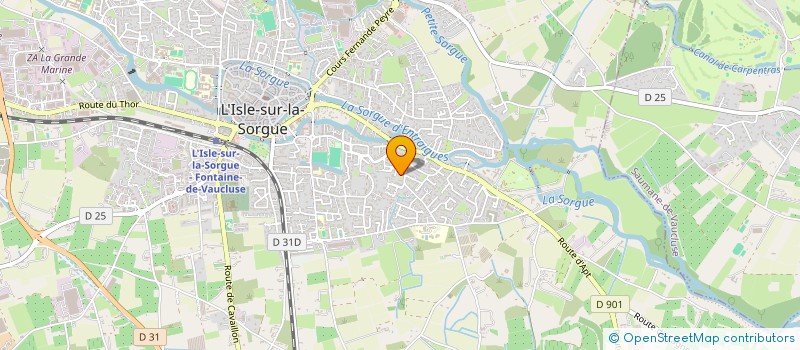 localisation de l'entreprise MONSIEUR SEBASTIEN MARCONI  L'ISLE-SUR-LA-SORGUE