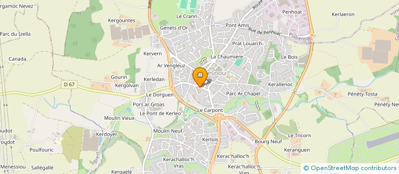 localisation de l'entreprise MONSIEUR SEBASTIEN MAREC à GOUESNOU