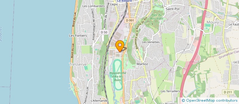 localisation de l'entreprise MONSIEUR SEBASTIEN MARECHAL  AIX LES BAINS