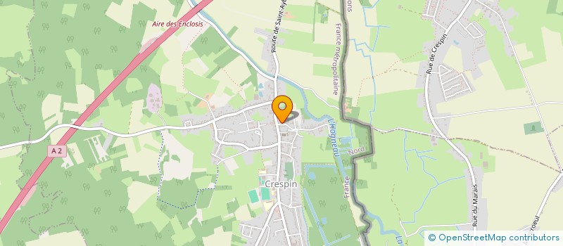 localisation de l'entreprise MONSIEUR SEBASTIEN MARIE  CRESPIN