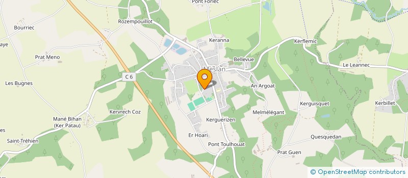 localisation de l'entreprise MONSIEUR SEBASTIEN MARIE  MESLAN