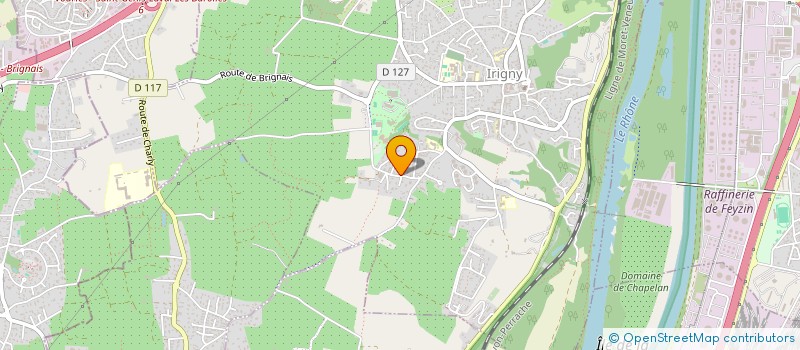 localisation de l'entreprise MONSIEUR SEBASTIEN MARIE  IRIGNY