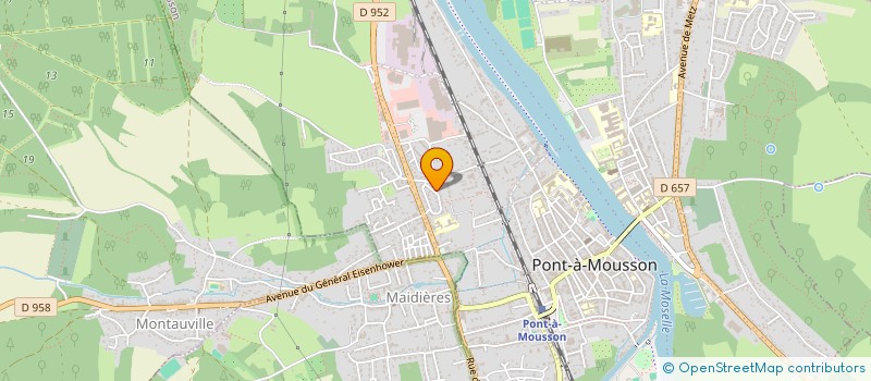 localisation de l'entreprise MONSIEUR SEBASTIEN MARINO  PONT-A-MOUSSON