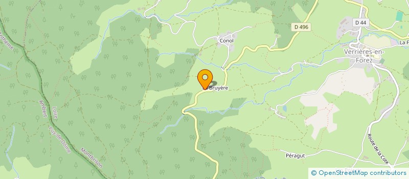 localisation de l'entreprise MONSIEUR SEBASTIEN MARION  VERRIERES-EN-FOREZ