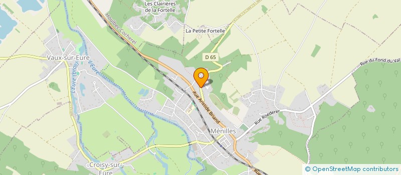 localisation de l'entreprise MONSIEUR SEBASTIEN MARQUE  MENILLES