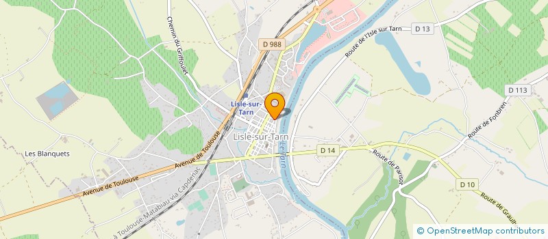 localisation de l'entreprise MONSIEUR SEBASTIEN MARQUIER à LISLE-SUR-TARN