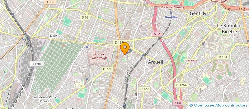 localisation de l'entreprise MONSIEUR SEBASTIEN MARREY à ARCUEIL