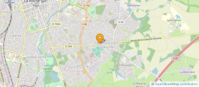 localisation de l'entreprise MONSIEUR SEBASTIEN MARSOLIER à LA ROCHE-SUR-YON