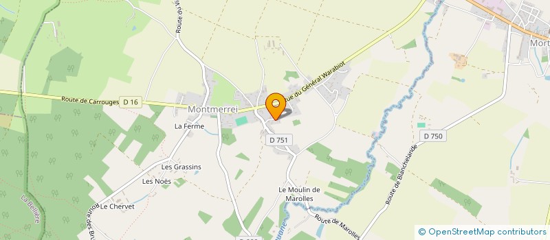 localisation de l'entreprise MONSIEUR SEBASTIEN MARTEL à MONTMERREI