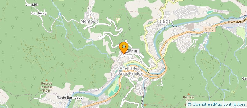 localisation de l'entreprise MONSIEUR SEBASTIEN MARTELO  AMELIE-LES-BAINS-PALALDA