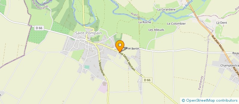 localisation de l'entreprise MONSIEUR SEBASTIEN MARTIAL  SAINT-POMPAIN