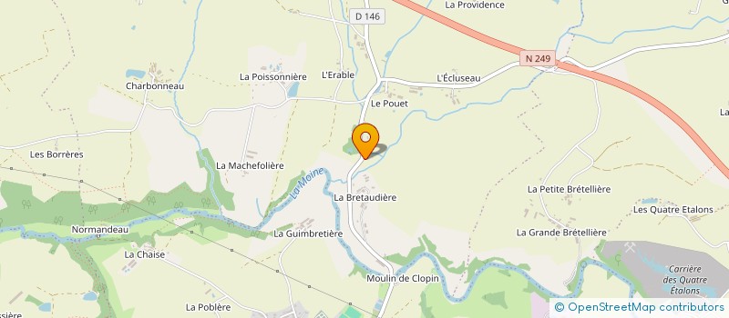 localisation de l'entreprise MONSIEUR SEBASTIEN MARTIN à SEVREMOINE