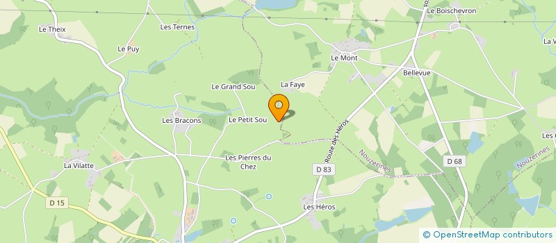 localisation de l'entreprise MONSIEUR SEBASTIEN MARTIN  BETETE