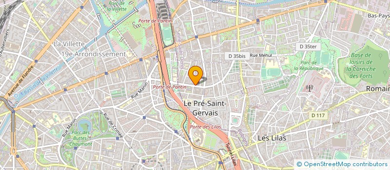 localisation de l'entreprise MONSIEUR SEBASTIEN MARTIN  LE PRE-SAINT-GERVAIS